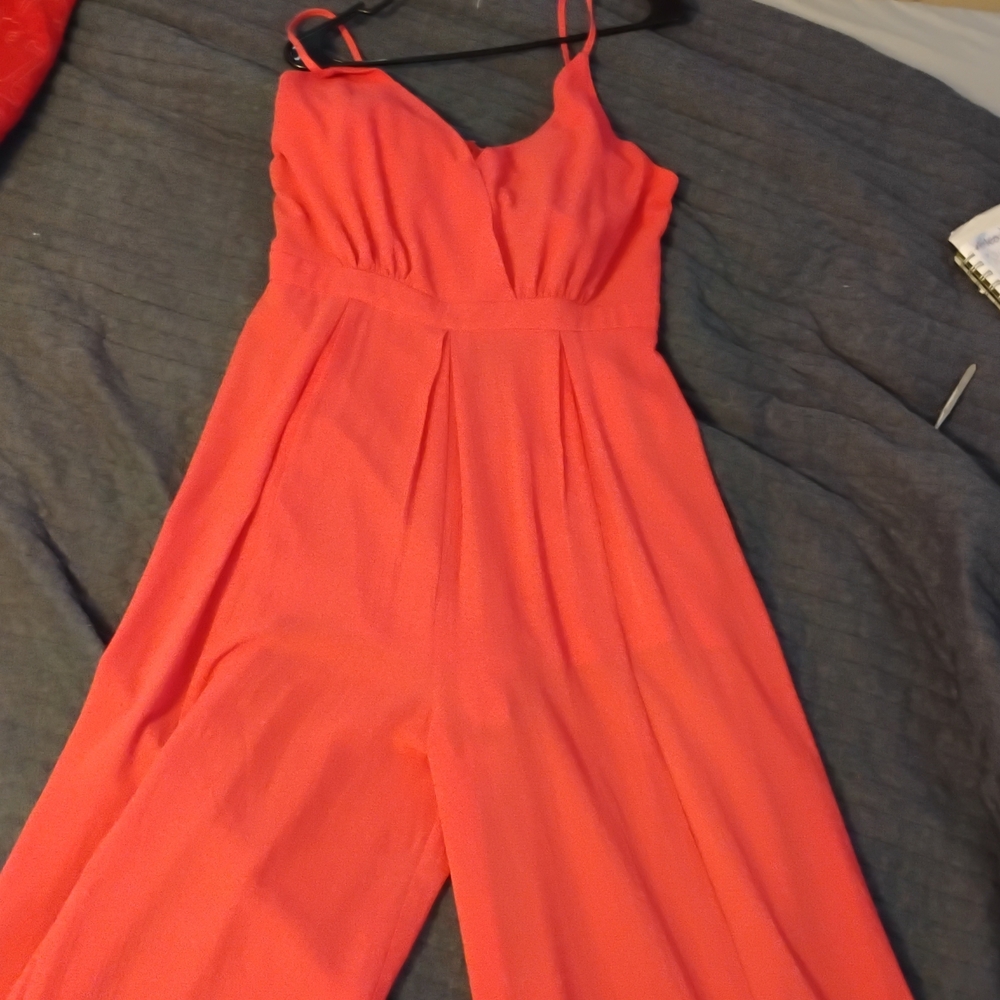 Chic Scarlet Jumpsuit